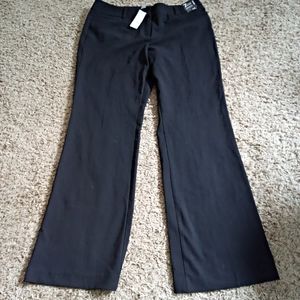 Bootcut black dress pants
